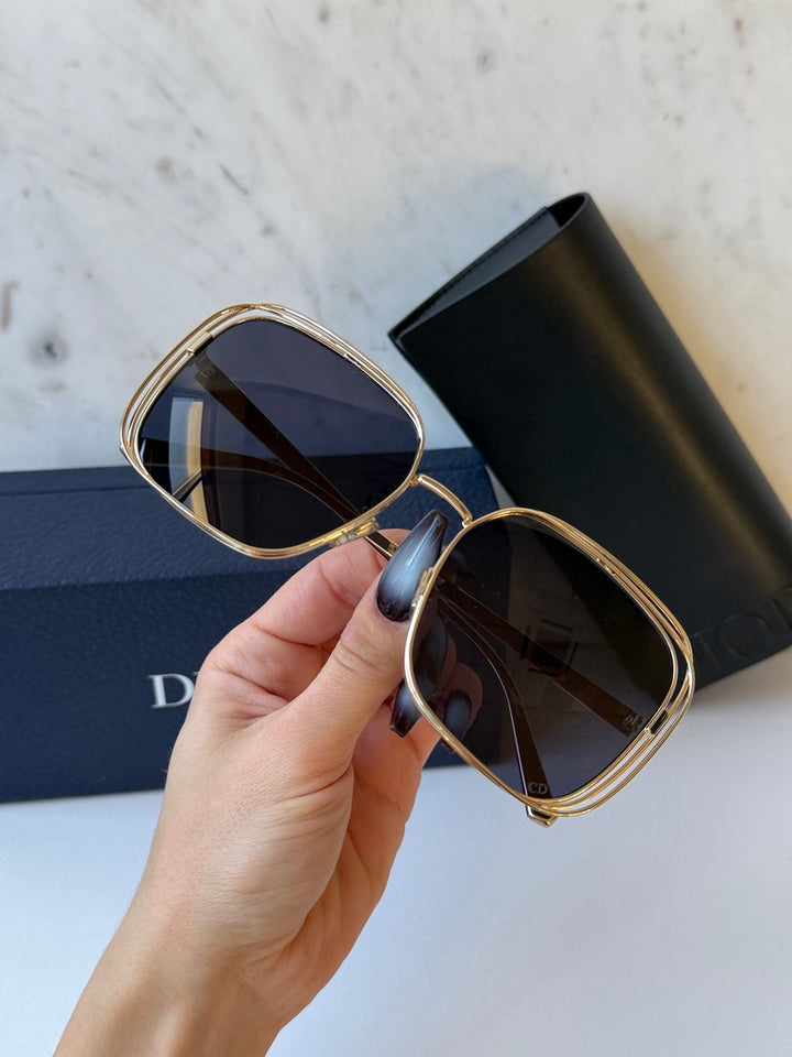 Dior Fildior S1U Sunglasses in Gold Blue