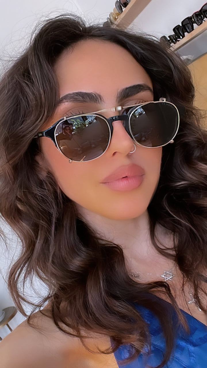 Gucci GG1212S Black Clip On Sunglasses