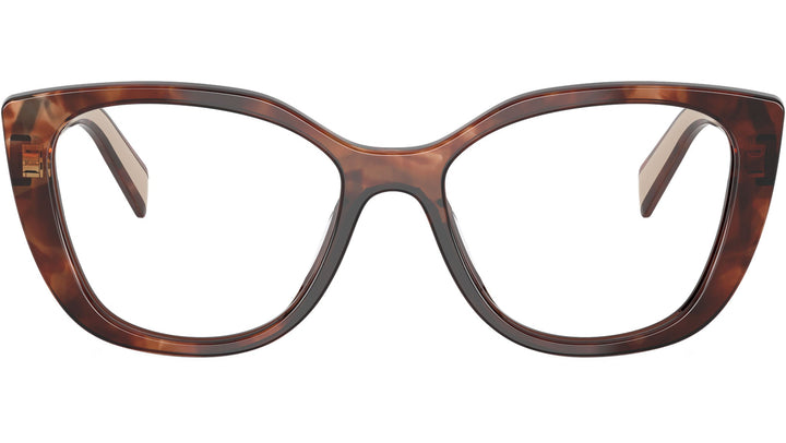 Prada PR B04V Cat Eye Eyeglasses Frames in Havana Powder