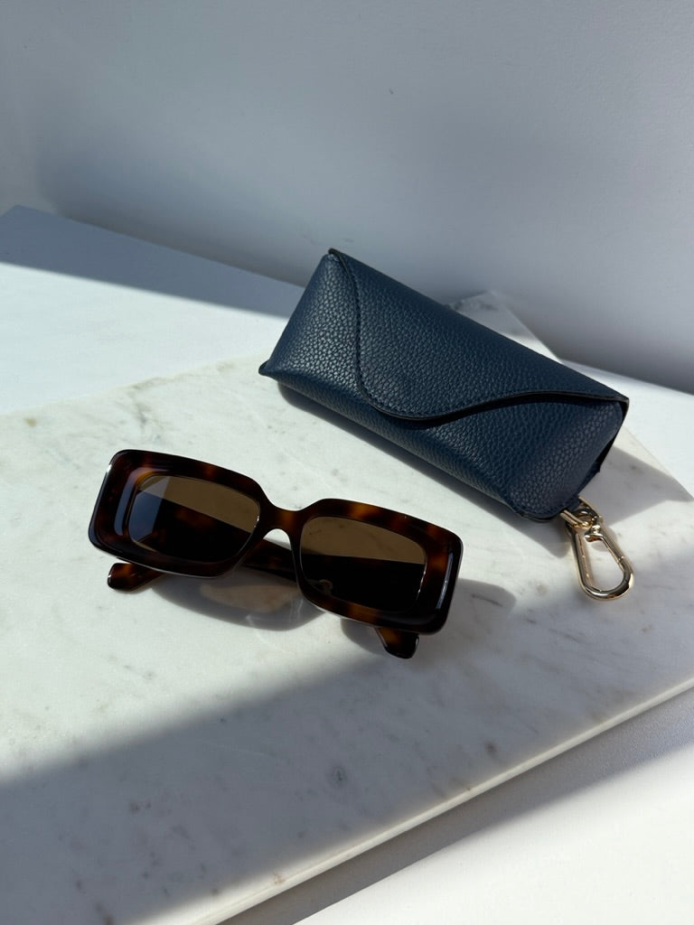 Loewe LW40102F Anagram Sunglasses in Dark Havana Brown