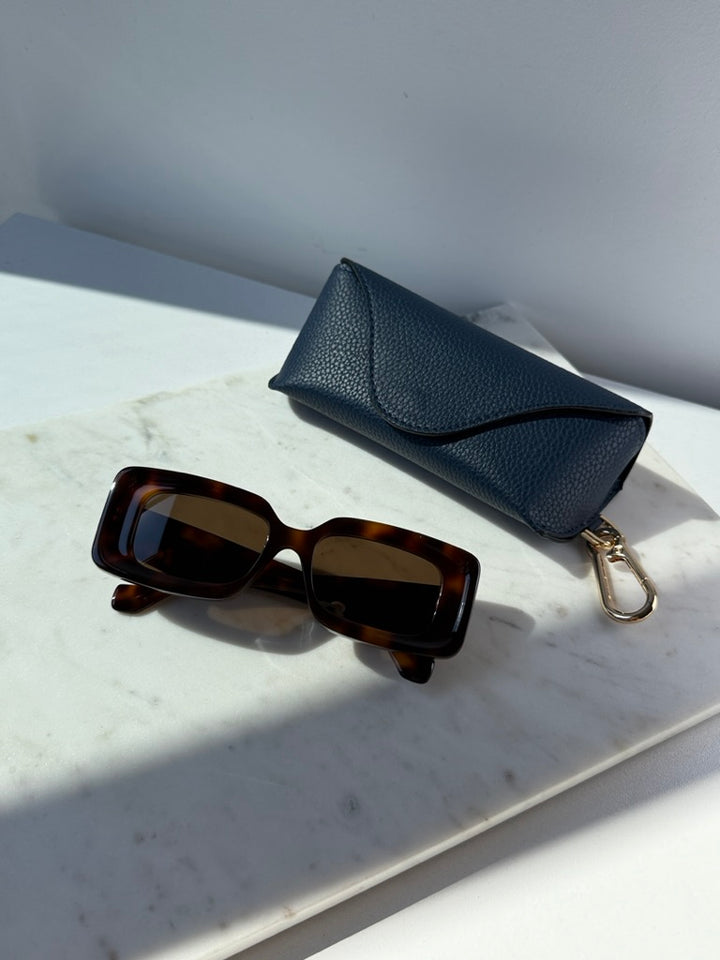 Loewe LW40102F Anagram Sunglasses in Dark Havana Brown