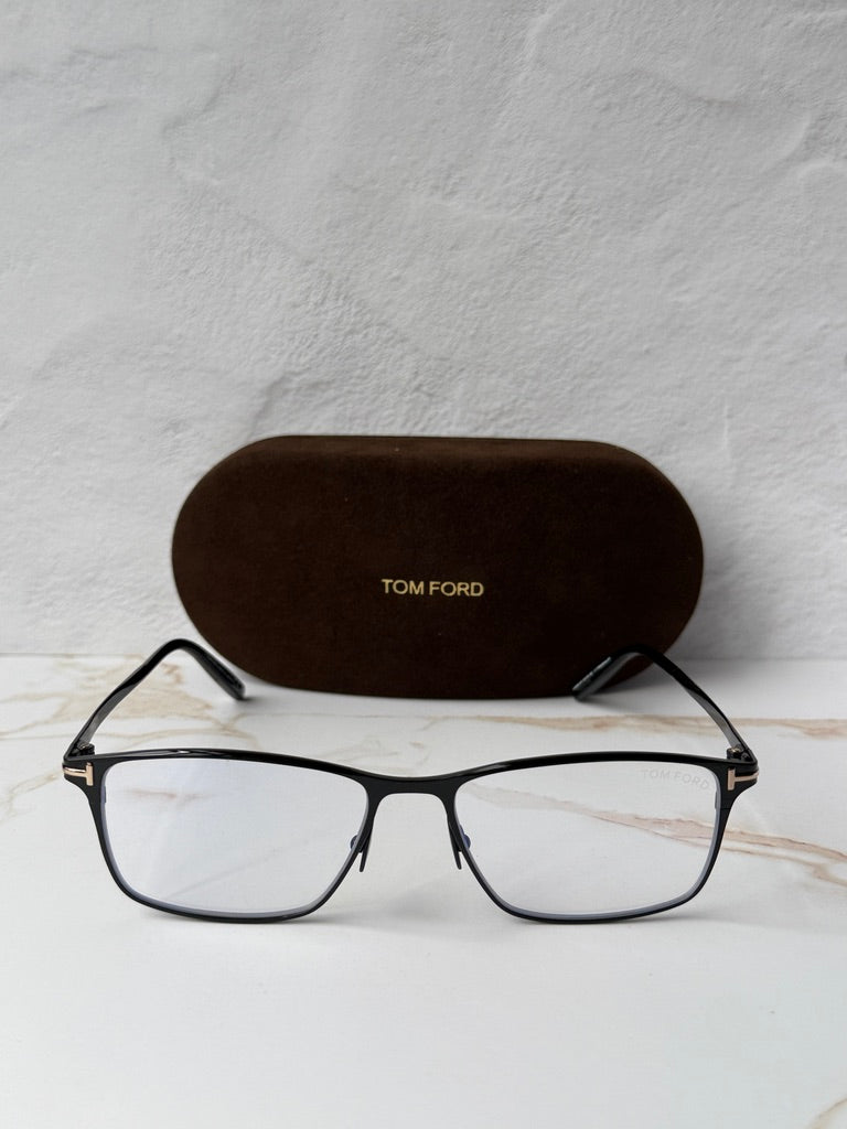 Tom Ford FT5935-B Matte Gunmetal Titanium Bluelight Frames