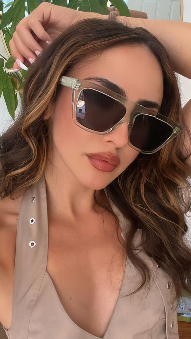 Celine CL4005FN Gafas de sol Marta marrones