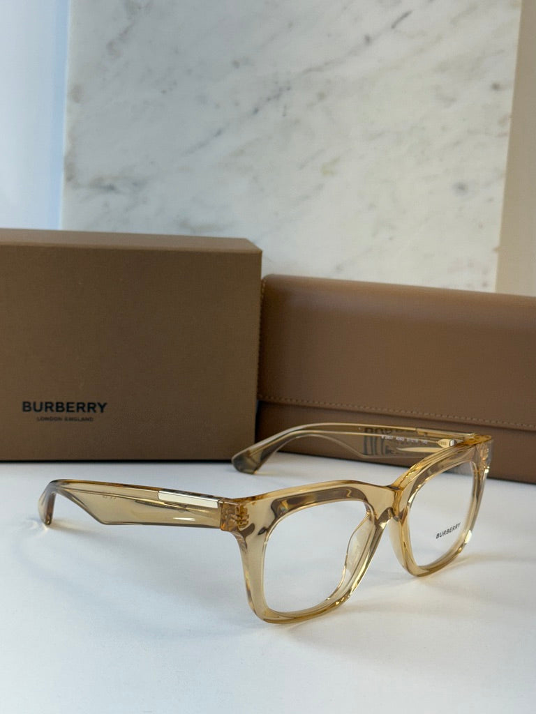 Burberry BE1378D Marcos cuadrados de metal dorado Quincy