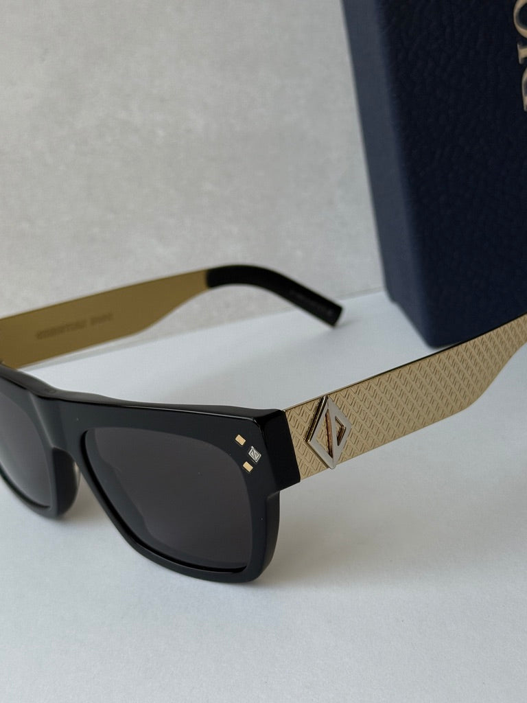 Dior CDDiamond S8I Sunglasses in Black Gold