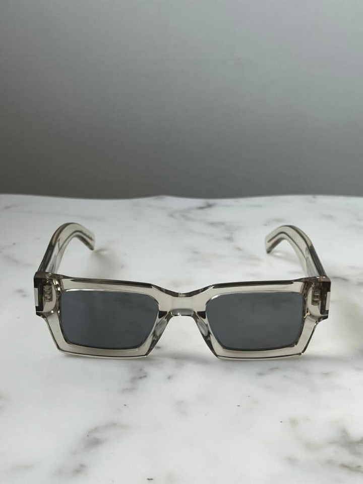 Gafas de sol Saint Laurent SL572 en espejo transparente