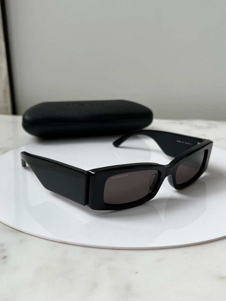 Balenciaga black BB Square Sunglasses  Harrods UK