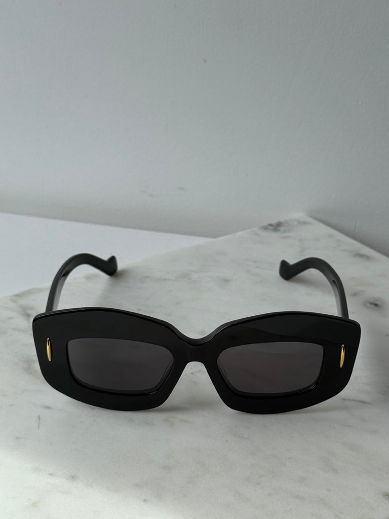 Loewe LW40114F Anagram Sunglasses in Black