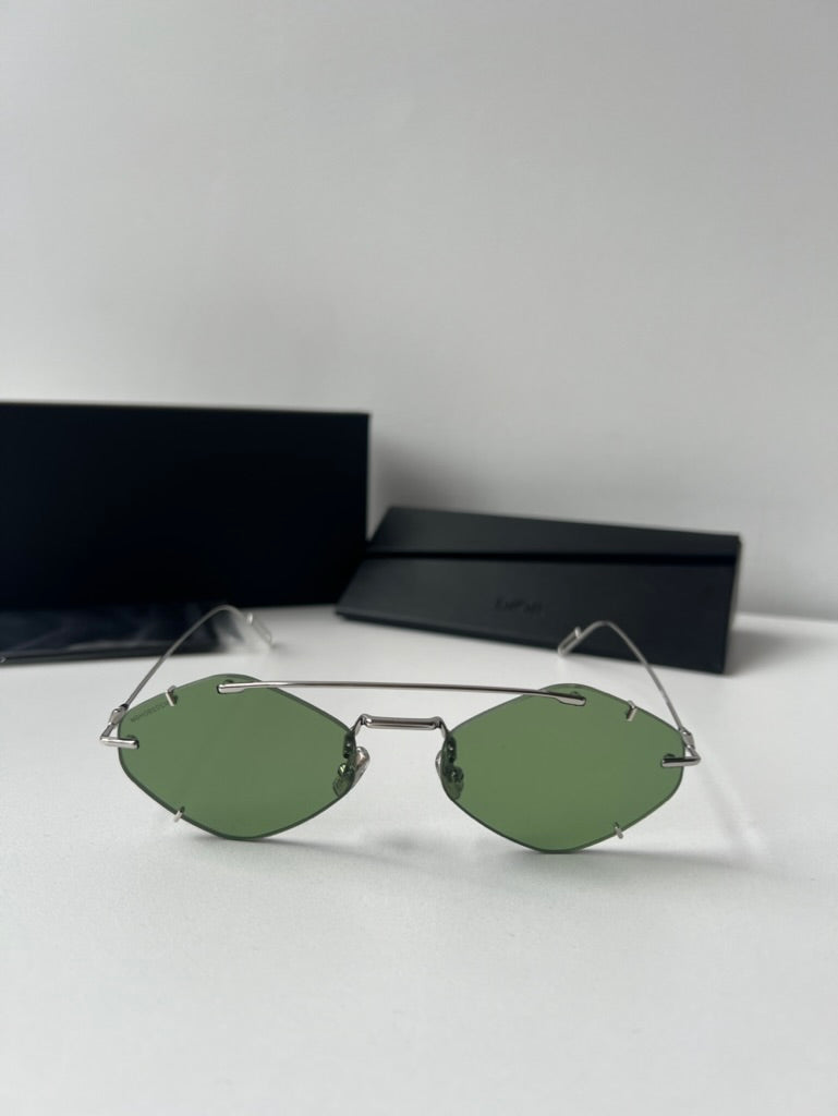 Dior Inclusion Sunglasses in Palladium Green