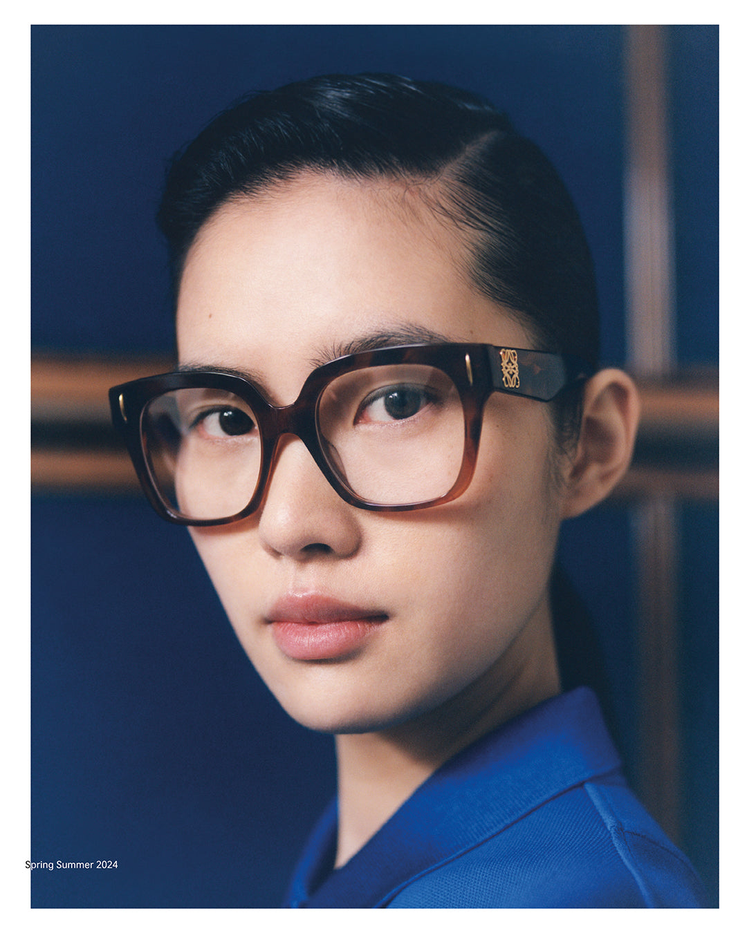 Loewe LW50069I Anagram Frames in Black Horn
