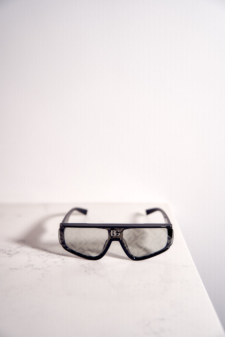 Dolce Gabbana DG6177 Shielded Visor Black Sunglasses