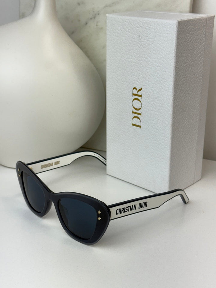 Dior Pacific B3U Cat Eye Sunglasses in Navy Blue
