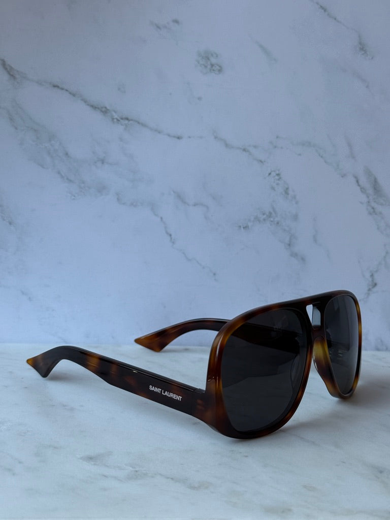 SL652 Solace Aviator Sunglasses in Havana Brown
