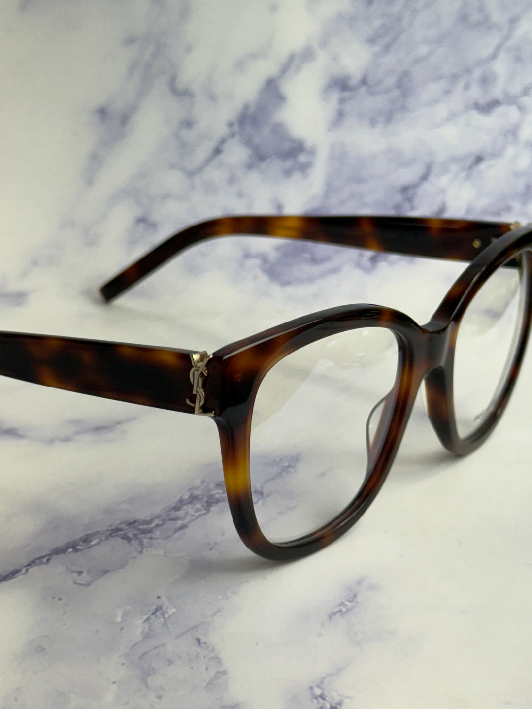 Monturas de anteojos Saint Laurent SLM97 en marrón