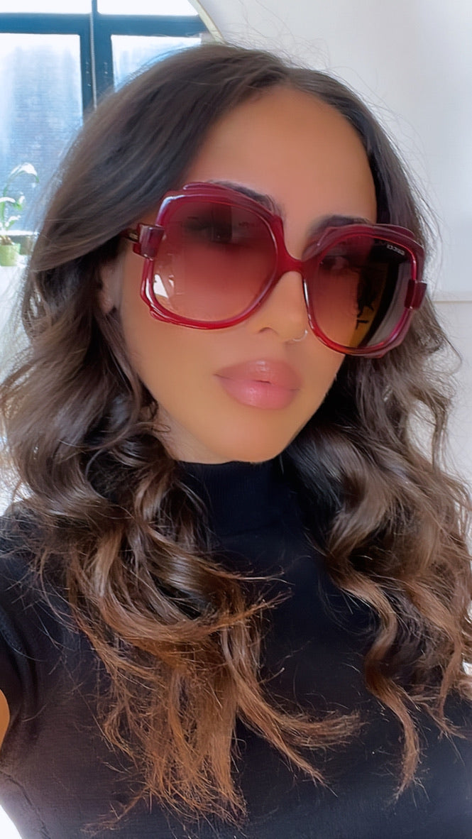 Gucci GG1431S Pink Oversized Sunglasses