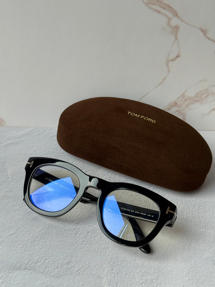Tom Ford FT5873-B Black Thick Bluelight Frames