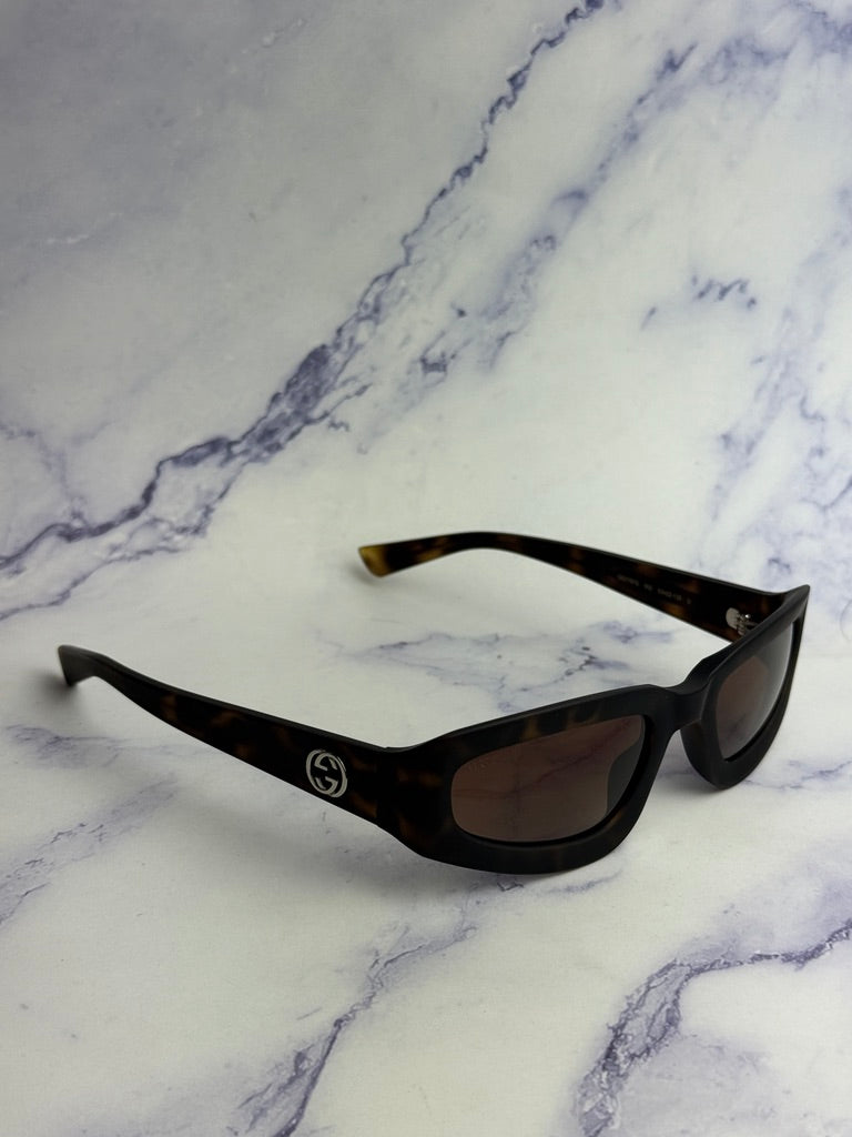 Gucci GG1787S Slim Sunglasses in Brown