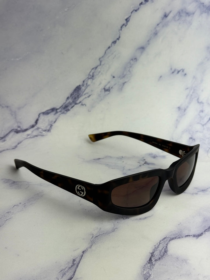 Gucci GG1787S Slim Sunglasses in Brown