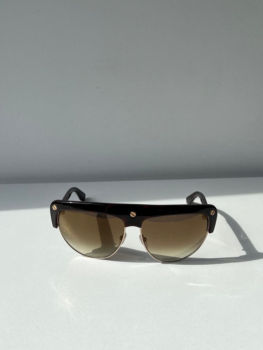 Tom Ford Liane FT0318 Flat Top Sunglasses in Brown