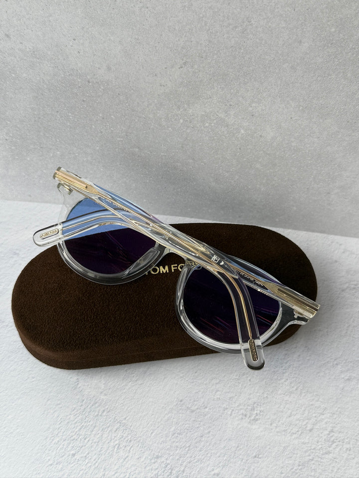 Tom Ford FT1123-D Sunglasses in Transparent Blue