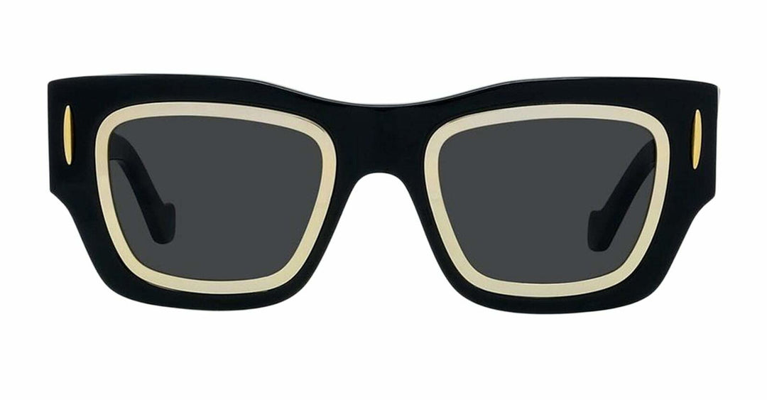 Loewe LW40168I Signature Square Sunglasses in Black