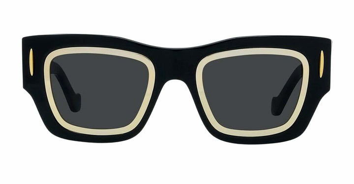 Loewe LW40168I Signature Square Sunglasses in Black