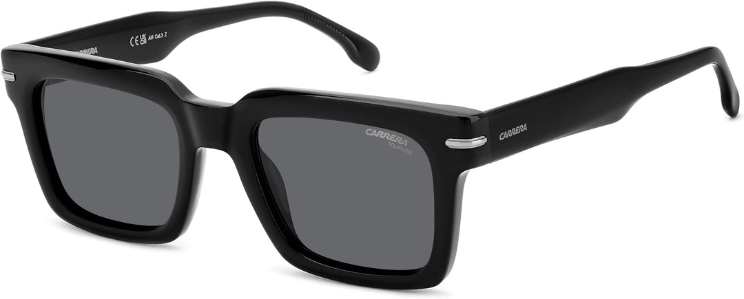 316/S Square Sunglasses in Black