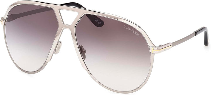 Tom Ford Xavier FT1060 Oversized Aviator Sunglasses in Silver