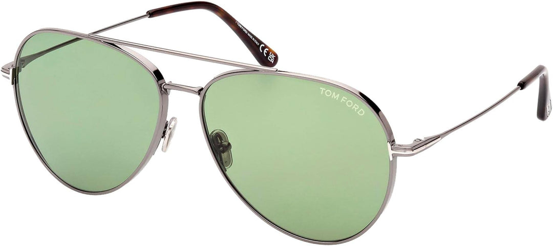 Tom Ford Dashel FT0996 Aviator Sunglasses in Green