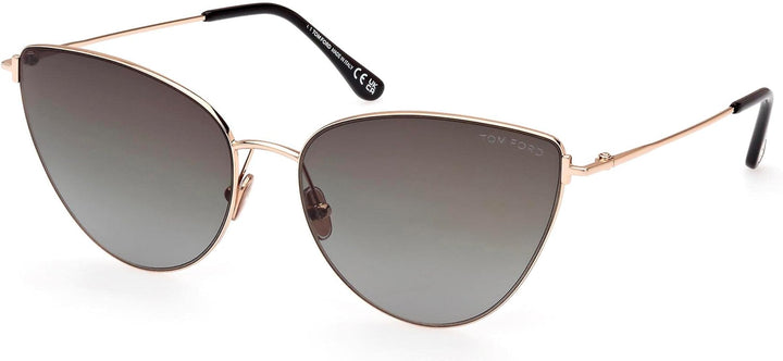 Tom Ford Anais FT1005 Rose Gold Cat Eye Sunglasses