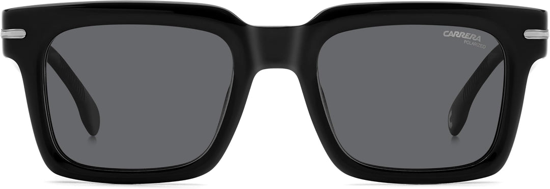 316/S Square Sunglasses in Black