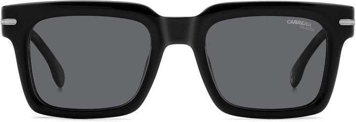 316/S Square Sunglasses in Black