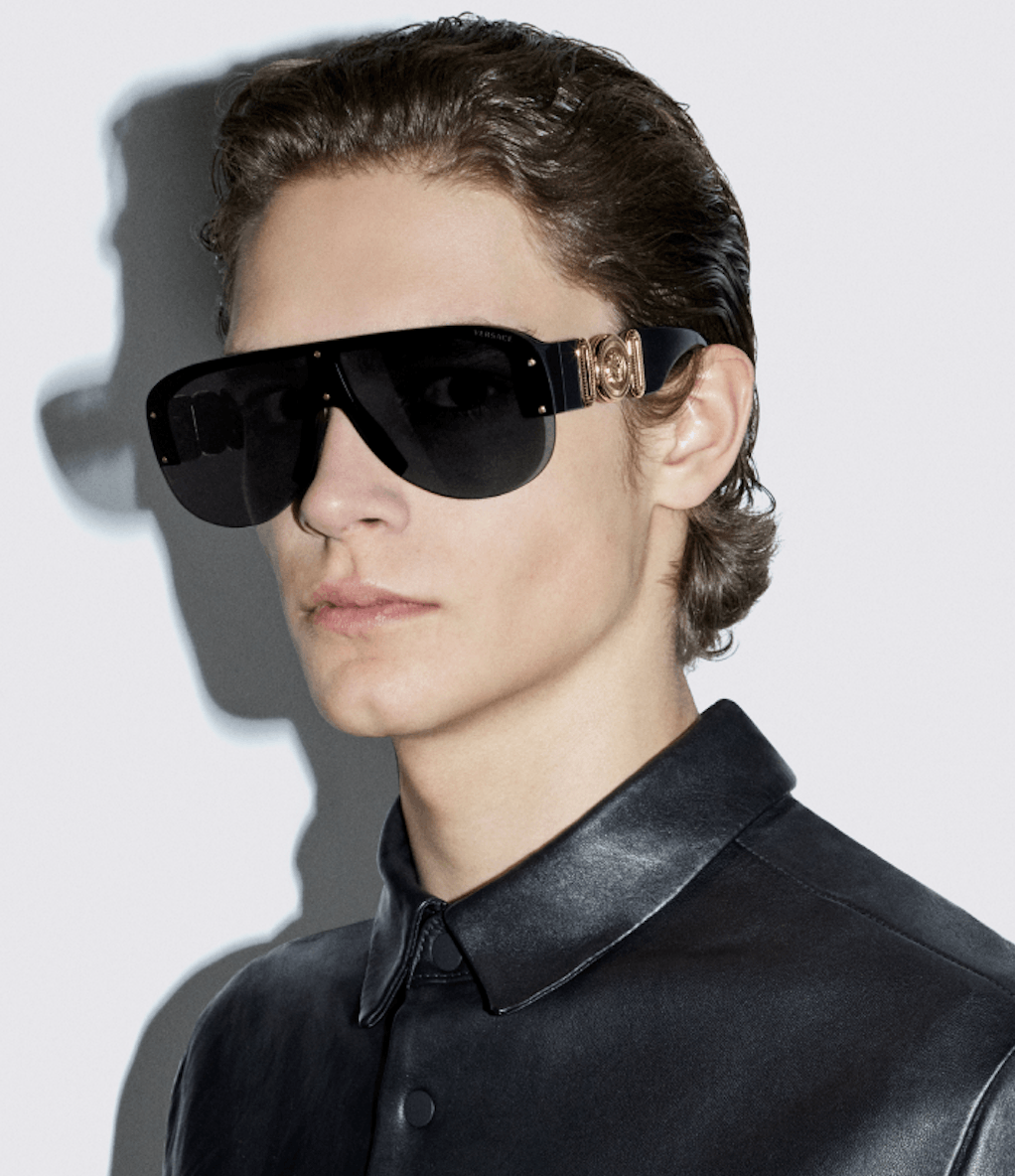 Versace VE4391 Medusa Mask Sunglasses in Black