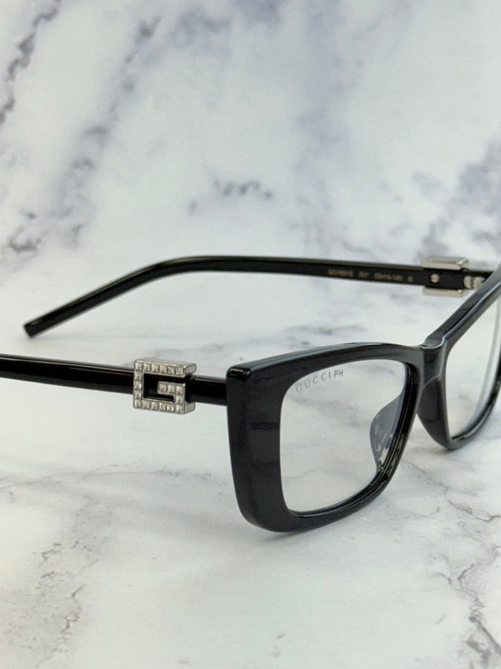 Gafas de sol negras con mariposa y logo Marmont de Gucci GG0765SA