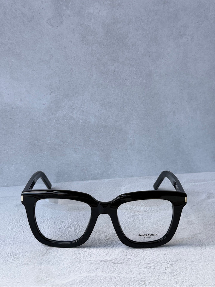 Monturas de anteojos Saint Laurent SL291 Mica Cat Eye en marrón