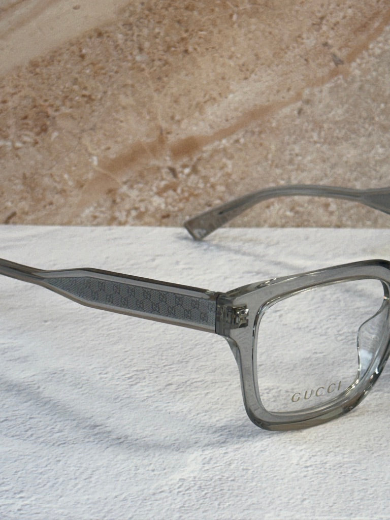 Gucci GG2071OL Rectangular Frames in Transparent Grey - Product Image 6 - Designer Daydream