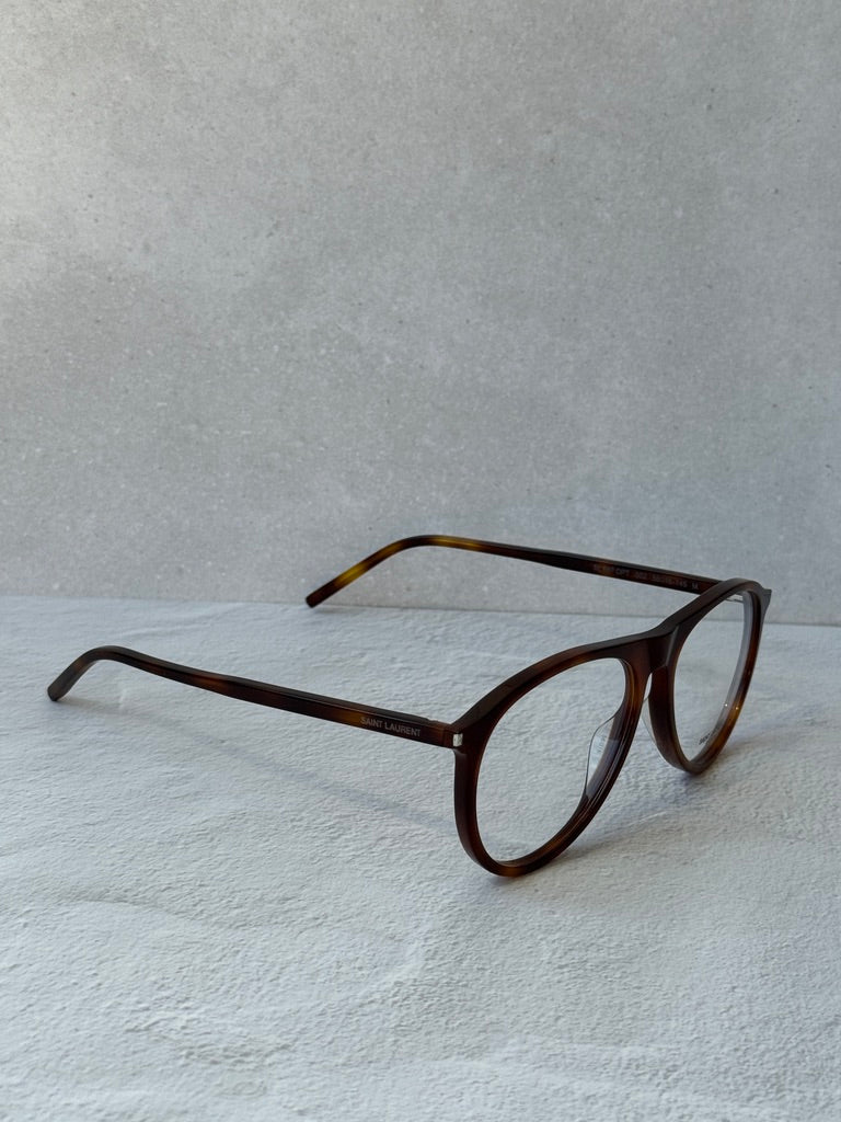 Saint Laurent SL667 Opt Bluelight Frames in Havana Brown