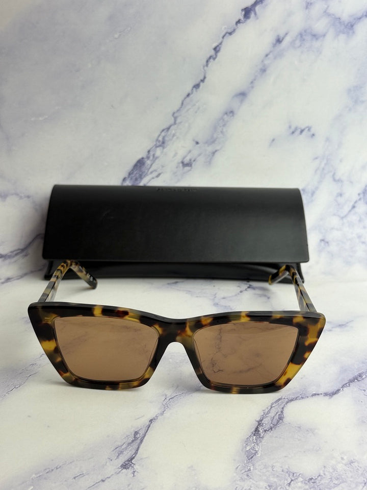 Gafas de sol Saint Laurent SL276 Mica Cat Eye en Mirror Havana