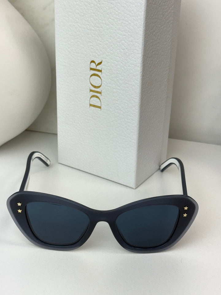 Dior Pacific B3U Cat Eye Sunglasses in Navy Blue