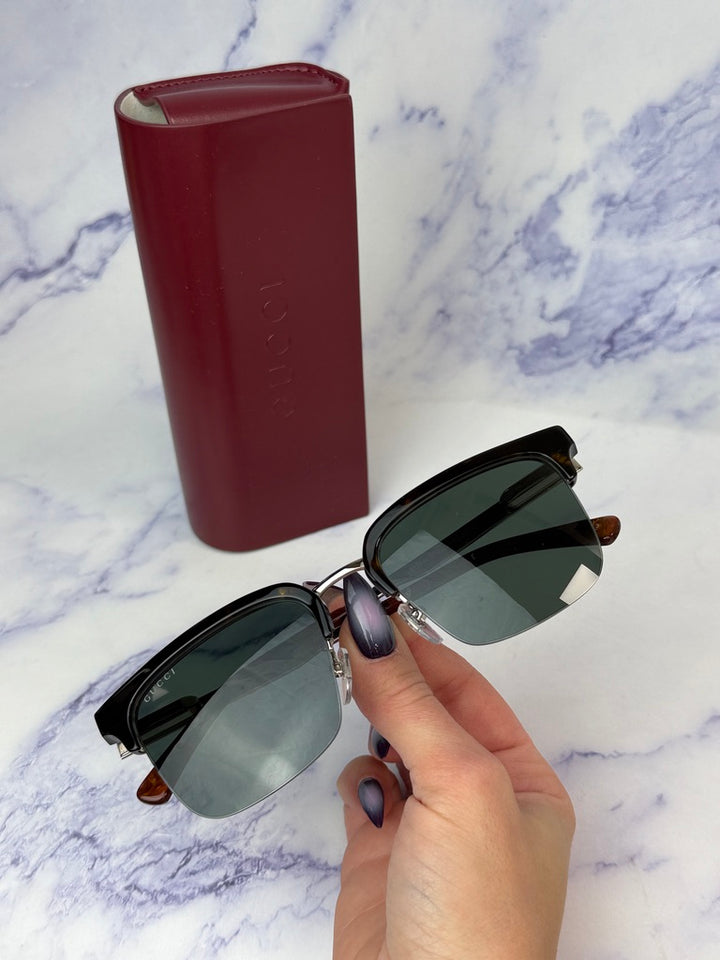 Gucci GG1226S Brown Clubmaster Sunglasses
