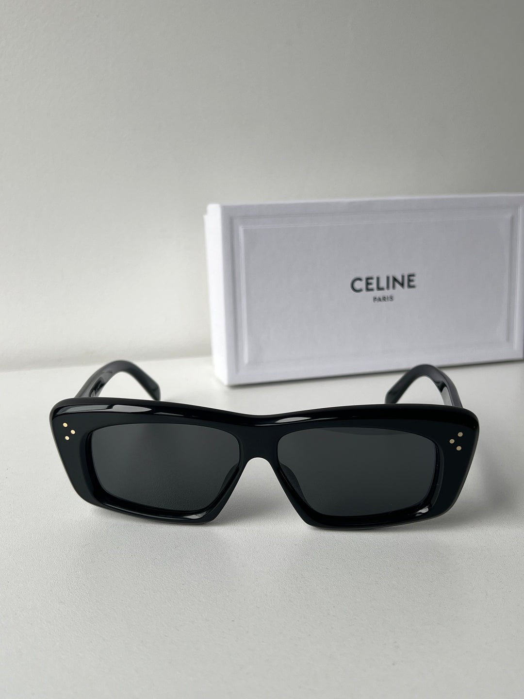 Celine CL40236I gafas de sol negras estilo ojo de gato