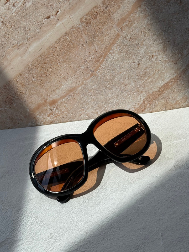 Tom Ford Angellica FT1193 Rounded Sunglasses in Black