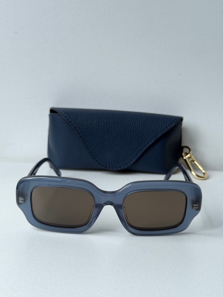 Loewe LW40158F Rectangular Sunglasses in Blue