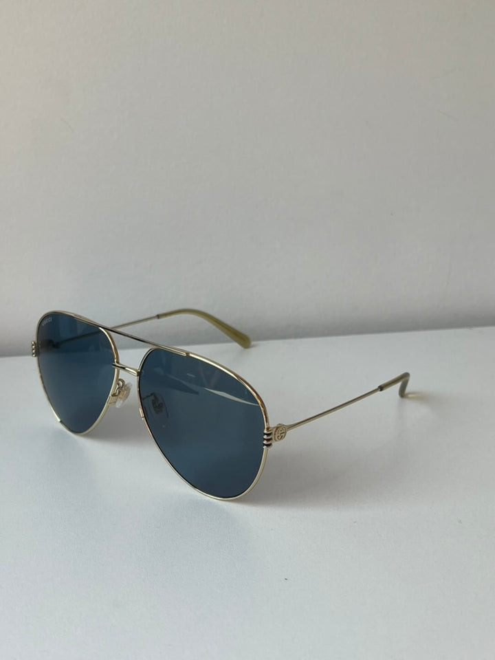 Gafas de sol de aviador doradas Gucci GG1288SA