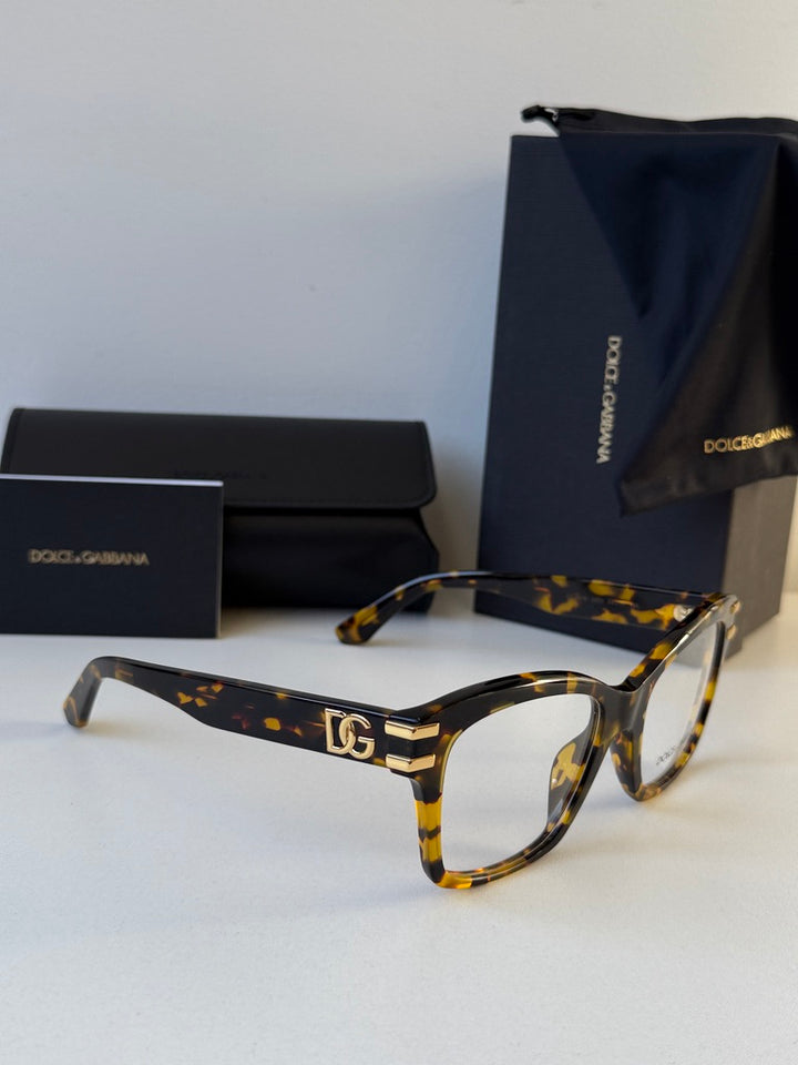 Dolce & Gabbana DG3419 Oversized Brown Frames