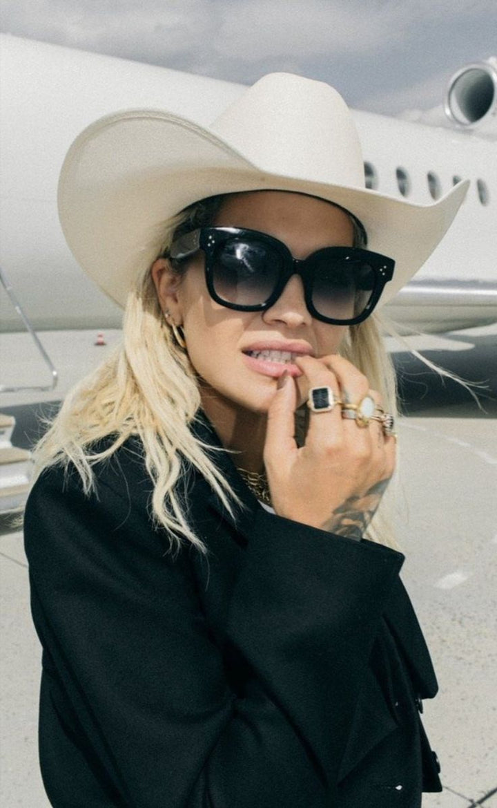 Celine CL4002UN New Audrey Black Sunglasses