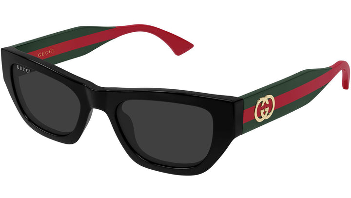 Gafas de sol extragrandes Gucci GG0817S con lentes grises 