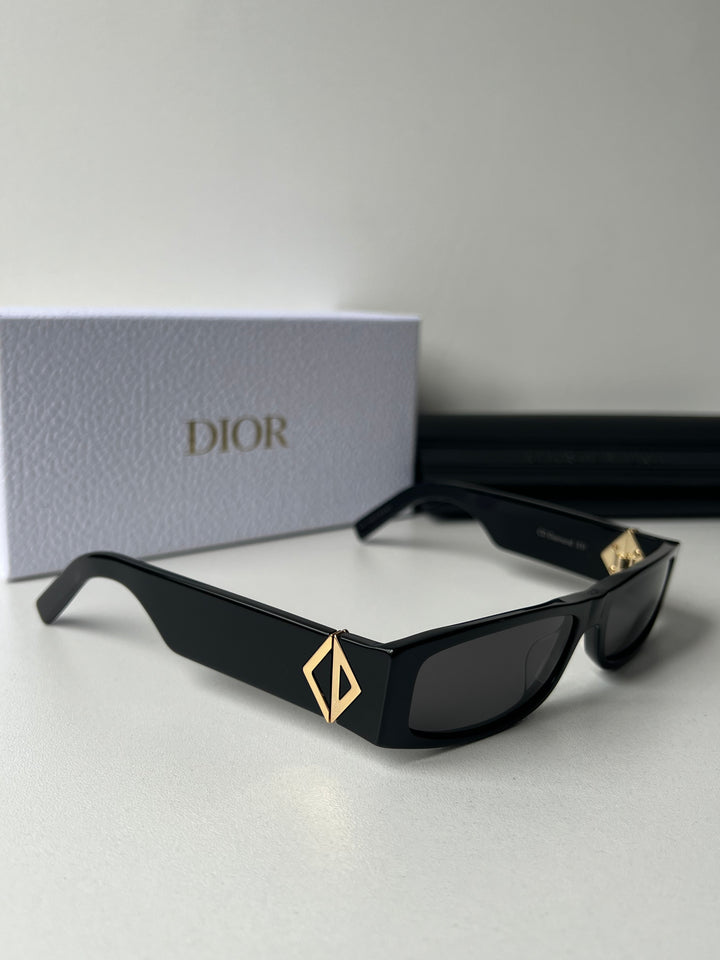 Dior CD Diamond S1I Cactus Jack Sunglasses in Black