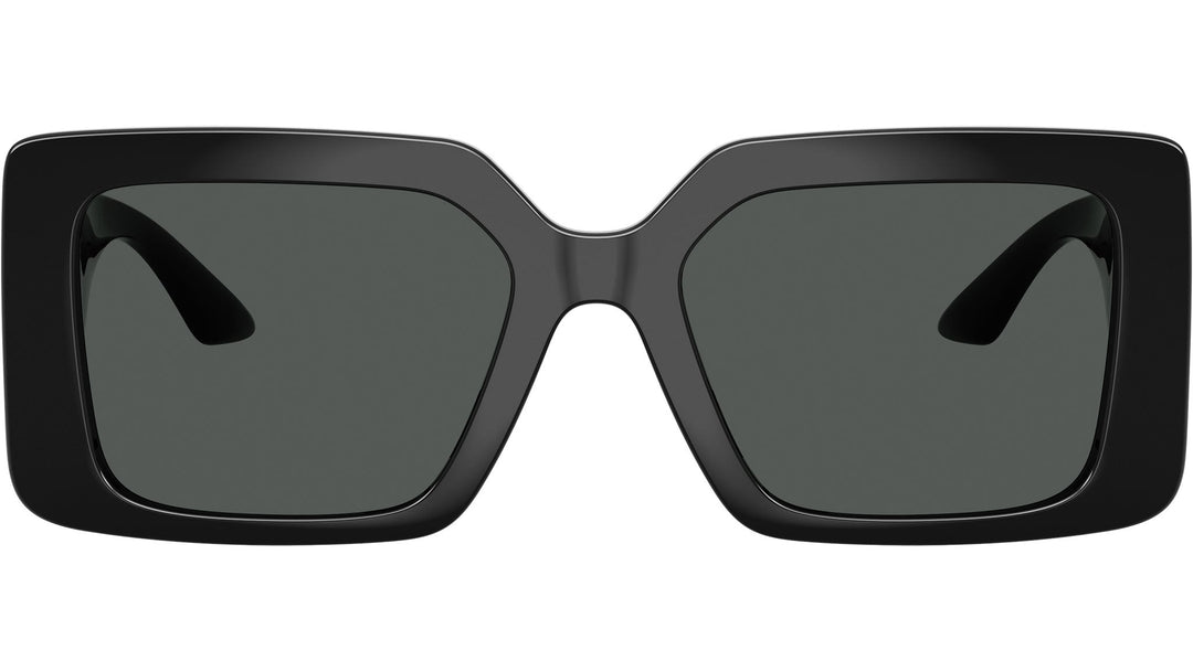 Versace VE4505U Black Oversized Greca Sunglasses