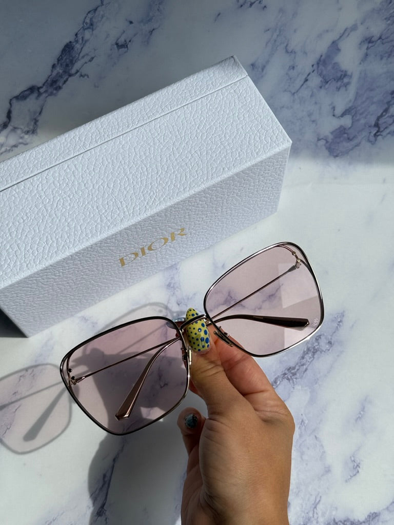 Dior MissDior B2U Sunglasses in Gold Light Pink